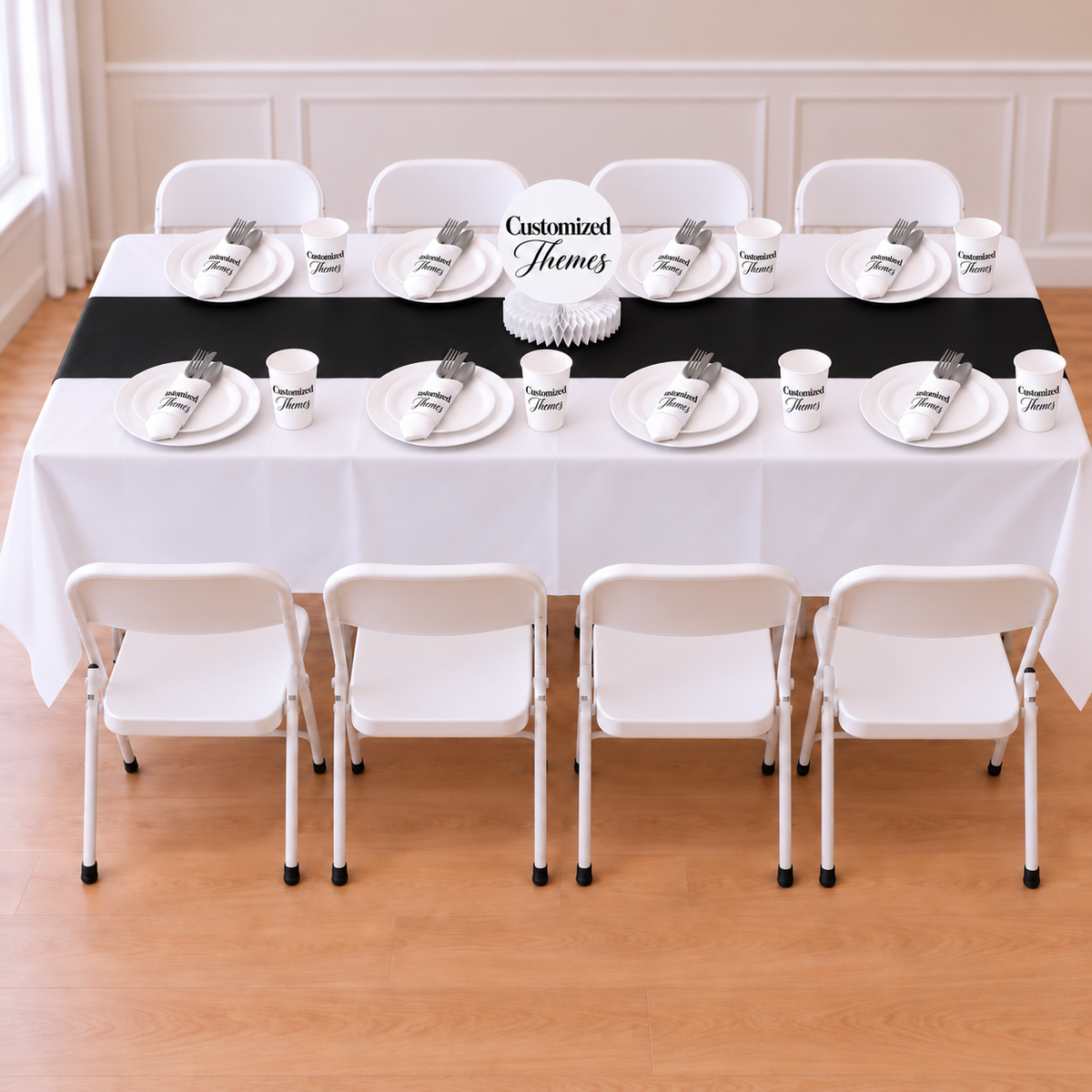 Fully Customizable Themed Party Table Settings