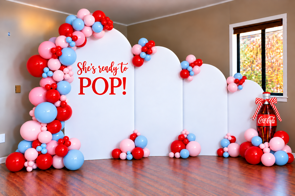 She's Ready to Pop Balloon Wall