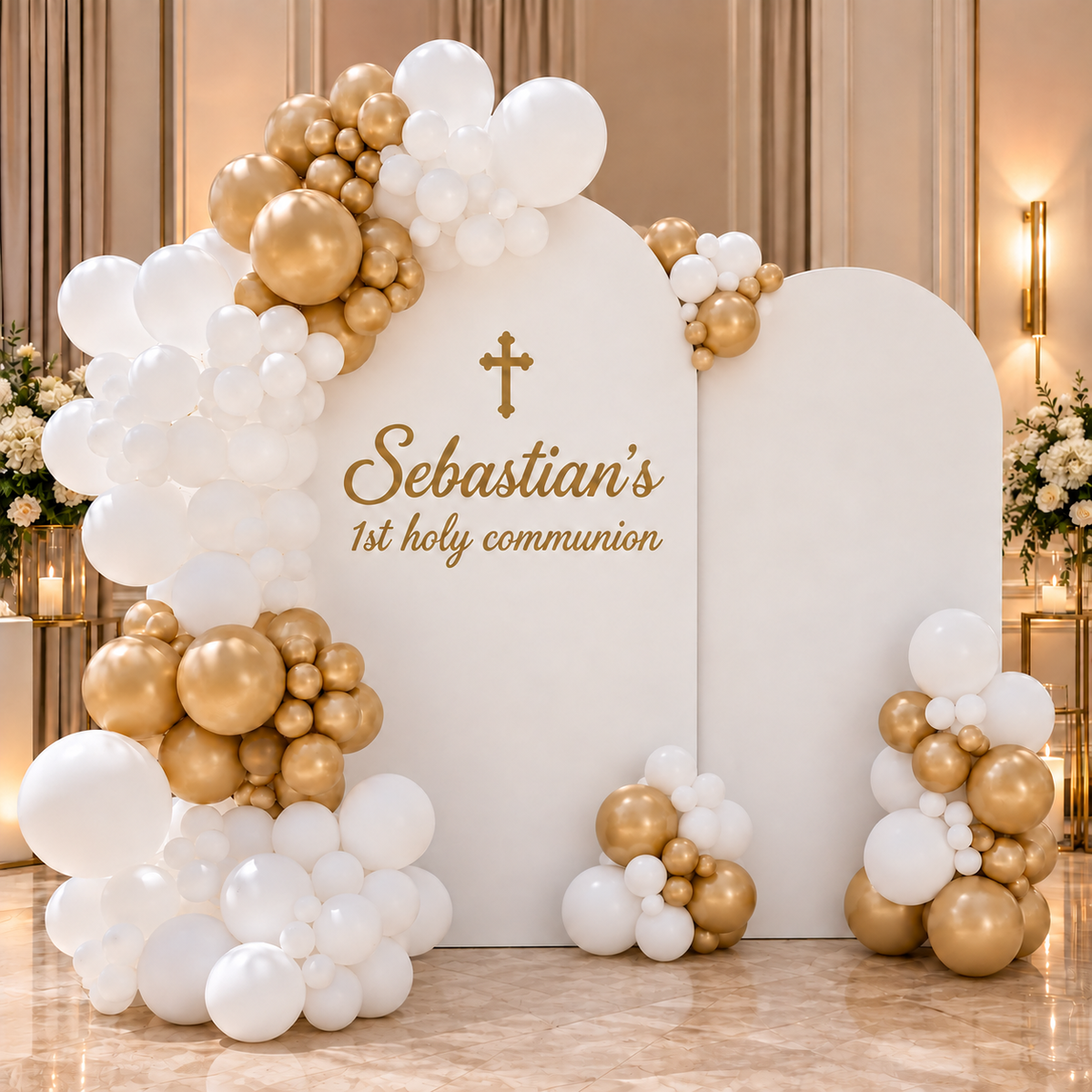 Spiritual Themed Balloon Arch