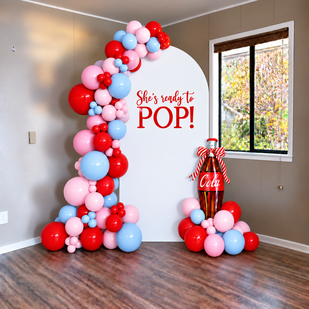 She's Ready to Pop Balloon Wall