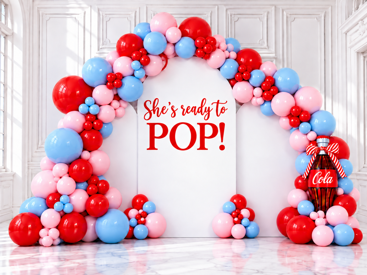 She's Ready to Pop Balloon Wall