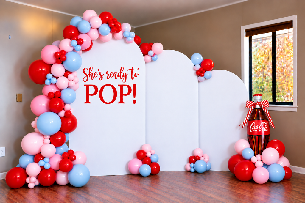 She's Ready to Pop Balloon Wall