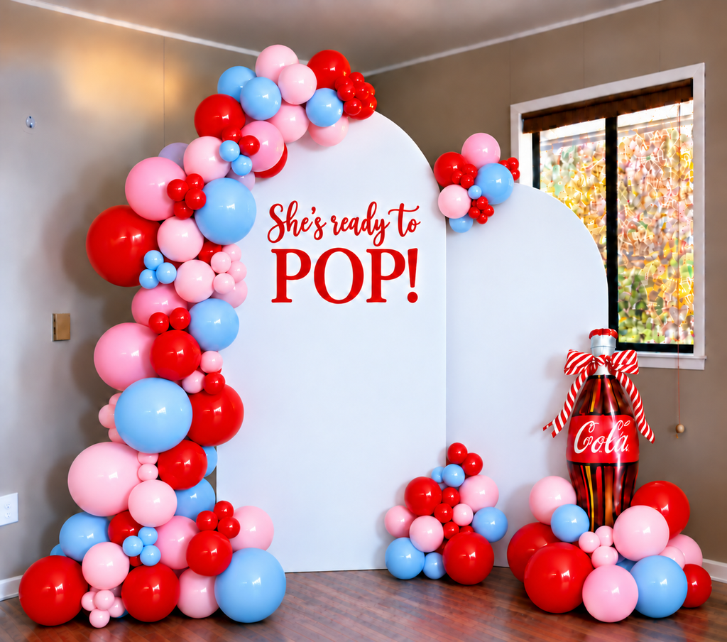 She's Ready to Pop Balloon Wall